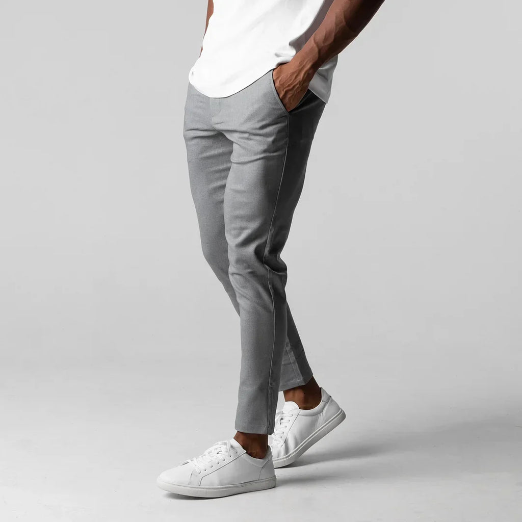 Matthias | Men Slim Stretch Chino Trousers Casual Smart Pants