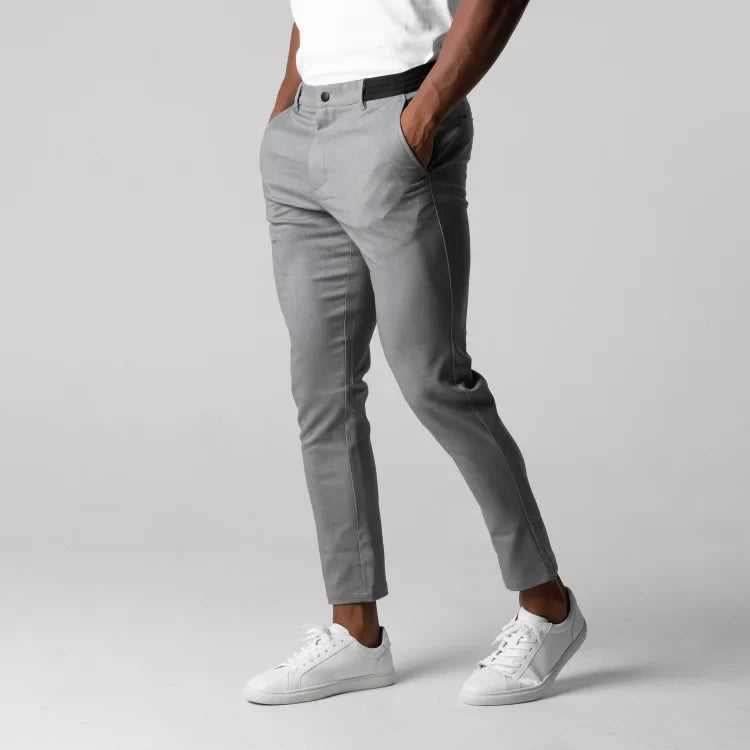 Matthias | Men Slim Stretch Chino Trousers Casual Smart Pants