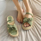 Beatrix | Pink Beige Brown Low Platform Heeled Sandals