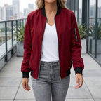 AeroLayer - Classic Zip-Front Women's Bomber Jacket