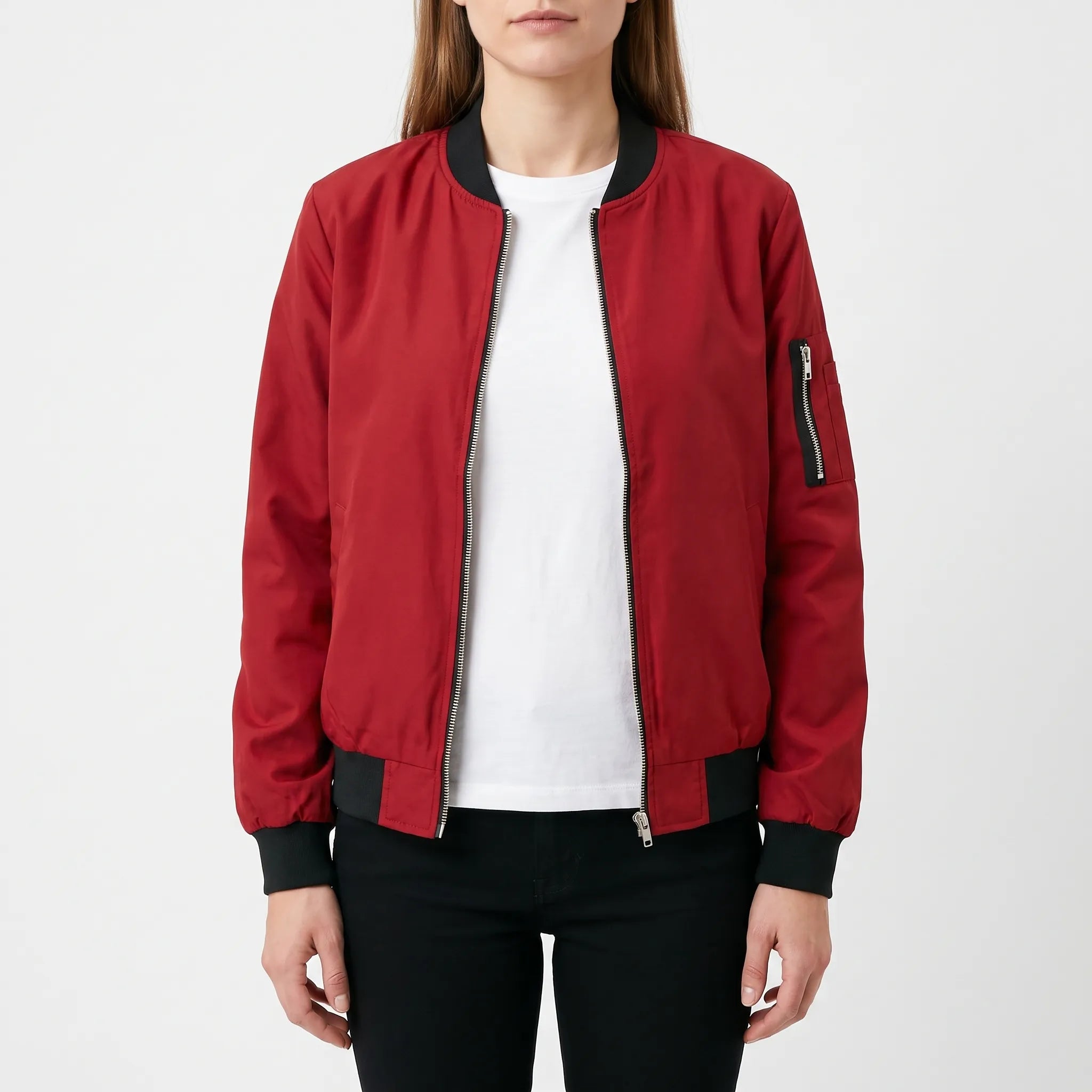 AeroLayer - Classic Zip-Front Women's Bomber Jacket