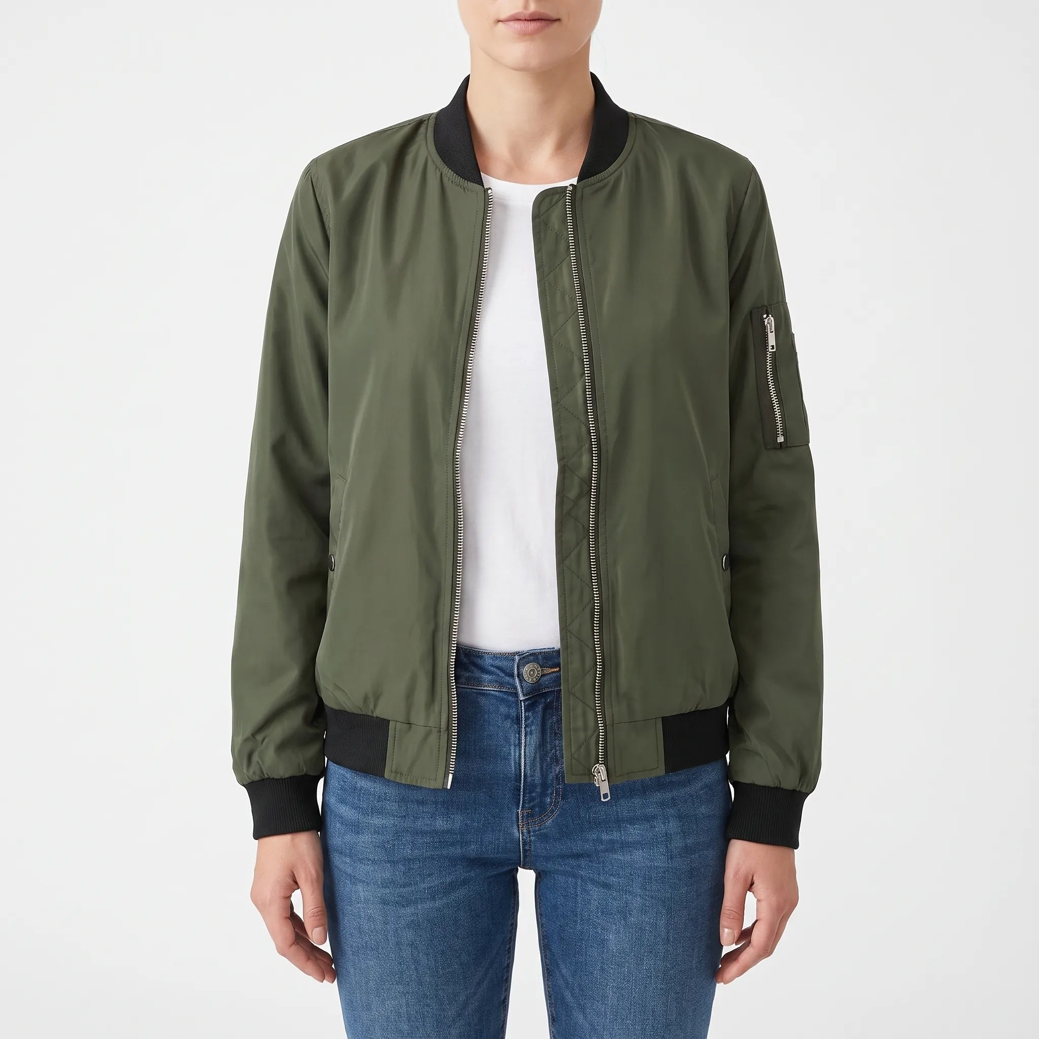 AeroLayer - Classic Zip-Front Women's Bomber Jacket