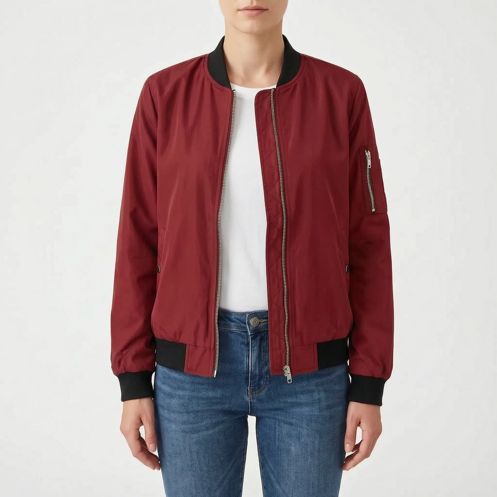 AeroLayer - Classic Zip-Front Women's Bomber Jacket
