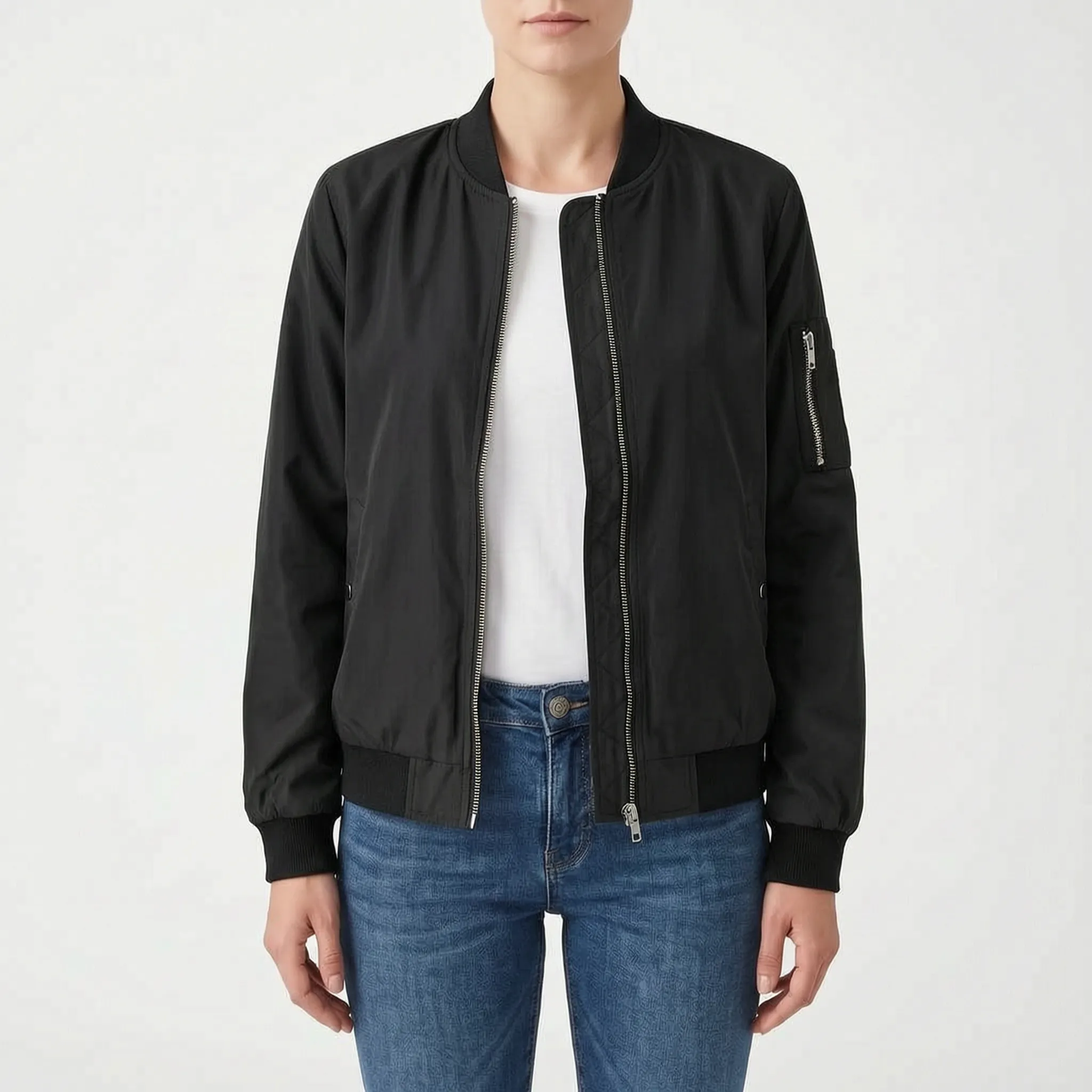 AeroLayer - Classic Zip-Front Women's Bomber Jacket