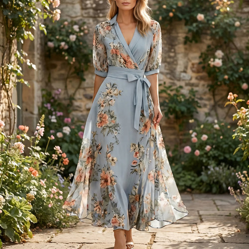 Avelira - Flowy Floral Maxi Dress