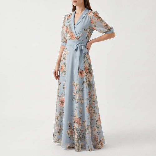 Avelira - Flowy Floral Maxi Dress