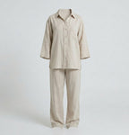 Noemie | White Linen Jumpsuit Romper Playsuit Dress Pants