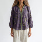 Botanica - Long Sleeve Botanical Print Blouse