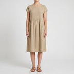 Breezeline - Relaxed Short Sleeve Midi Dress