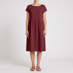 Breezeline - Relaxed Short Sleeve Midi Dress