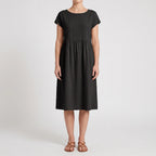 Breezeline - Relaxed Short Sleeve Midi Dress