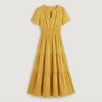 Lavinia | Flowy Chiffon Tiered Maxi Midi Party Dresses