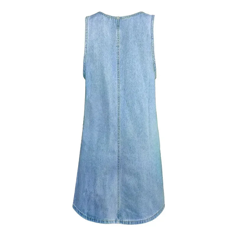 Berenice | Petite Denim Shirt Dress Short Maxi Summer Dresses