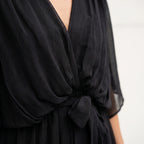 Evadora - Flowy Midi Wrap Dress