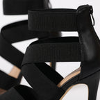 EvocaStep - Strappy Stiletto Heeled Sandals