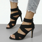 EvocaStep - Strappy Stiletto Heeled Sandals
