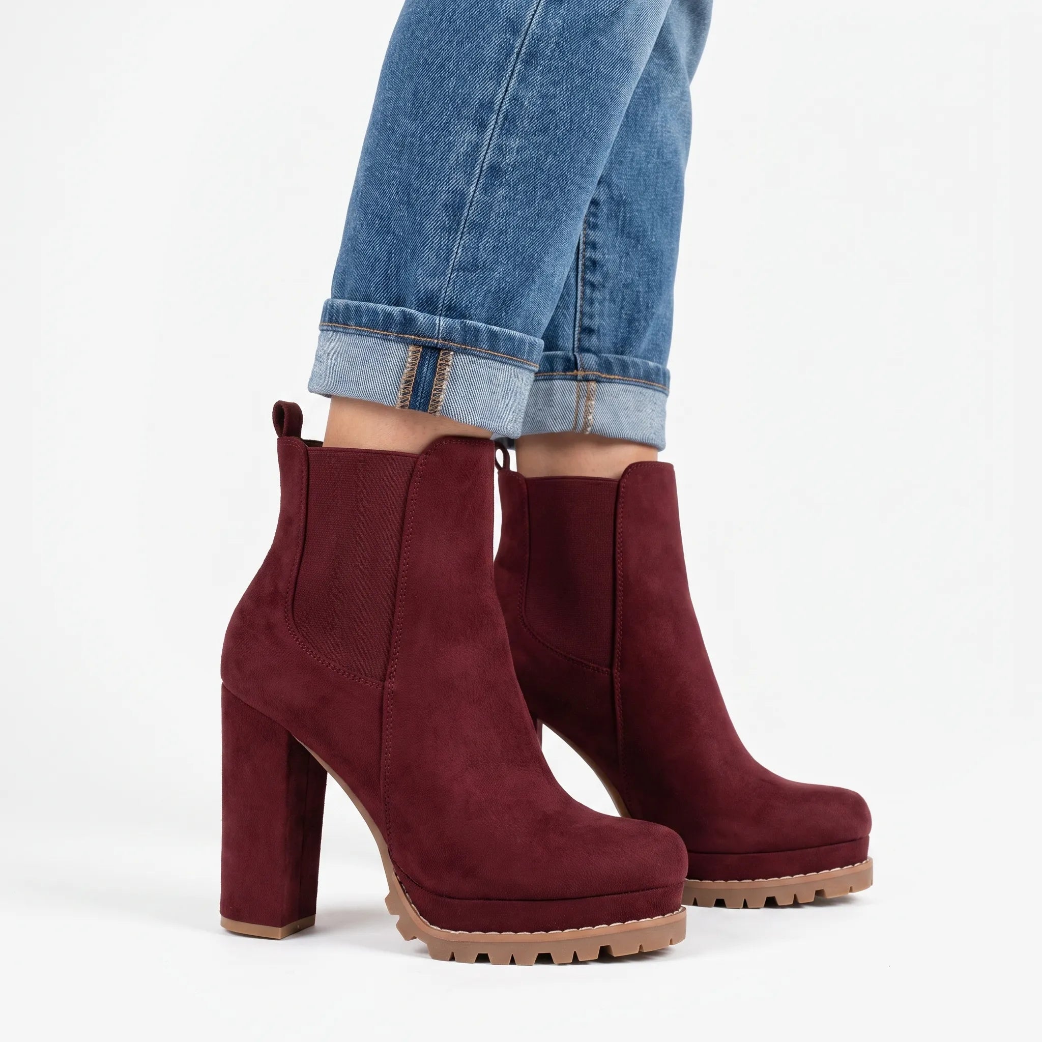 Kallista - Platform High Heel Ankle Boots