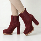 Kallista - Platform High Heel Ankle Boots