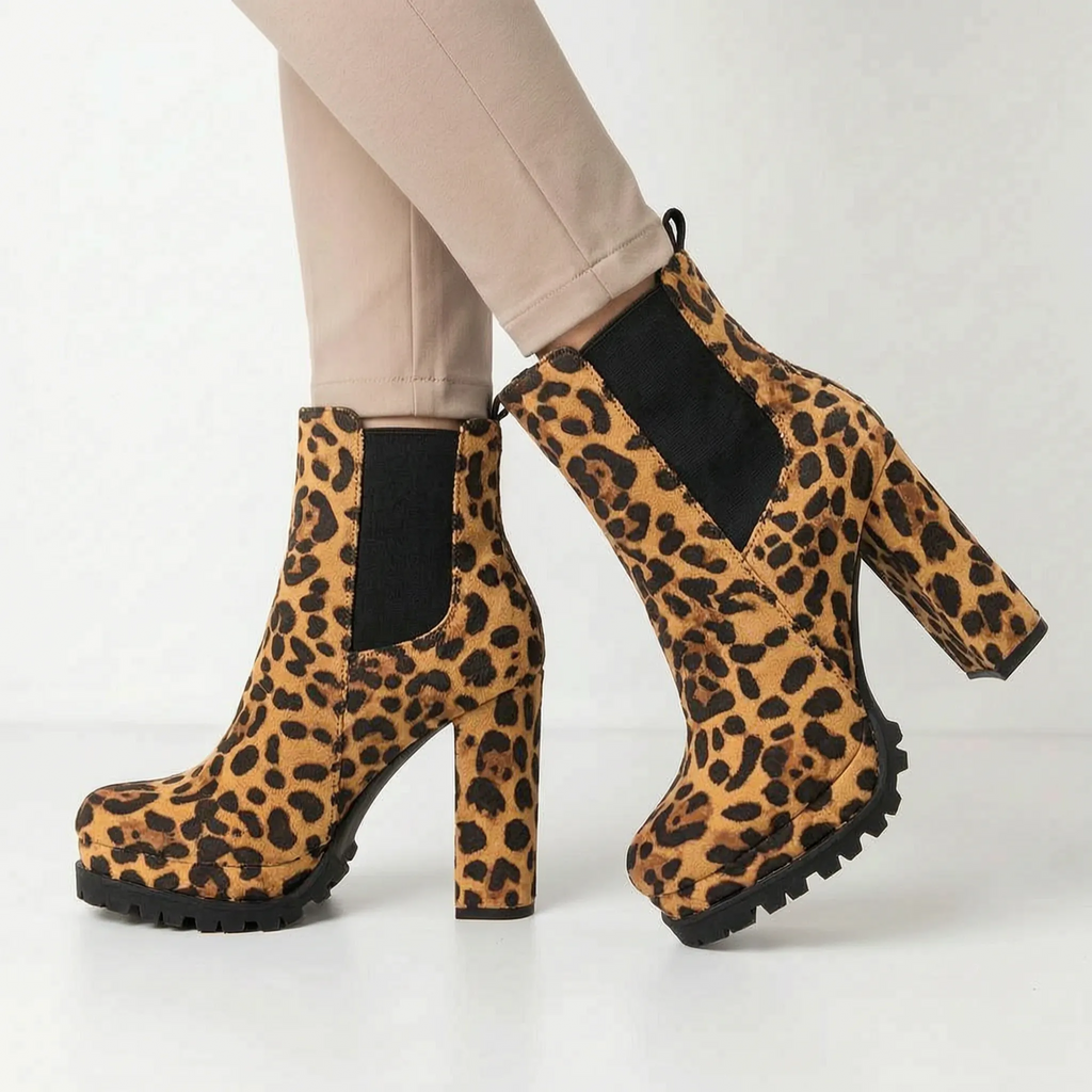 Kallista - Platform High Heel Ankle Boots