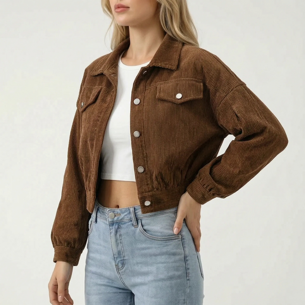 LuminaJacket - Cropped Casual Jacket