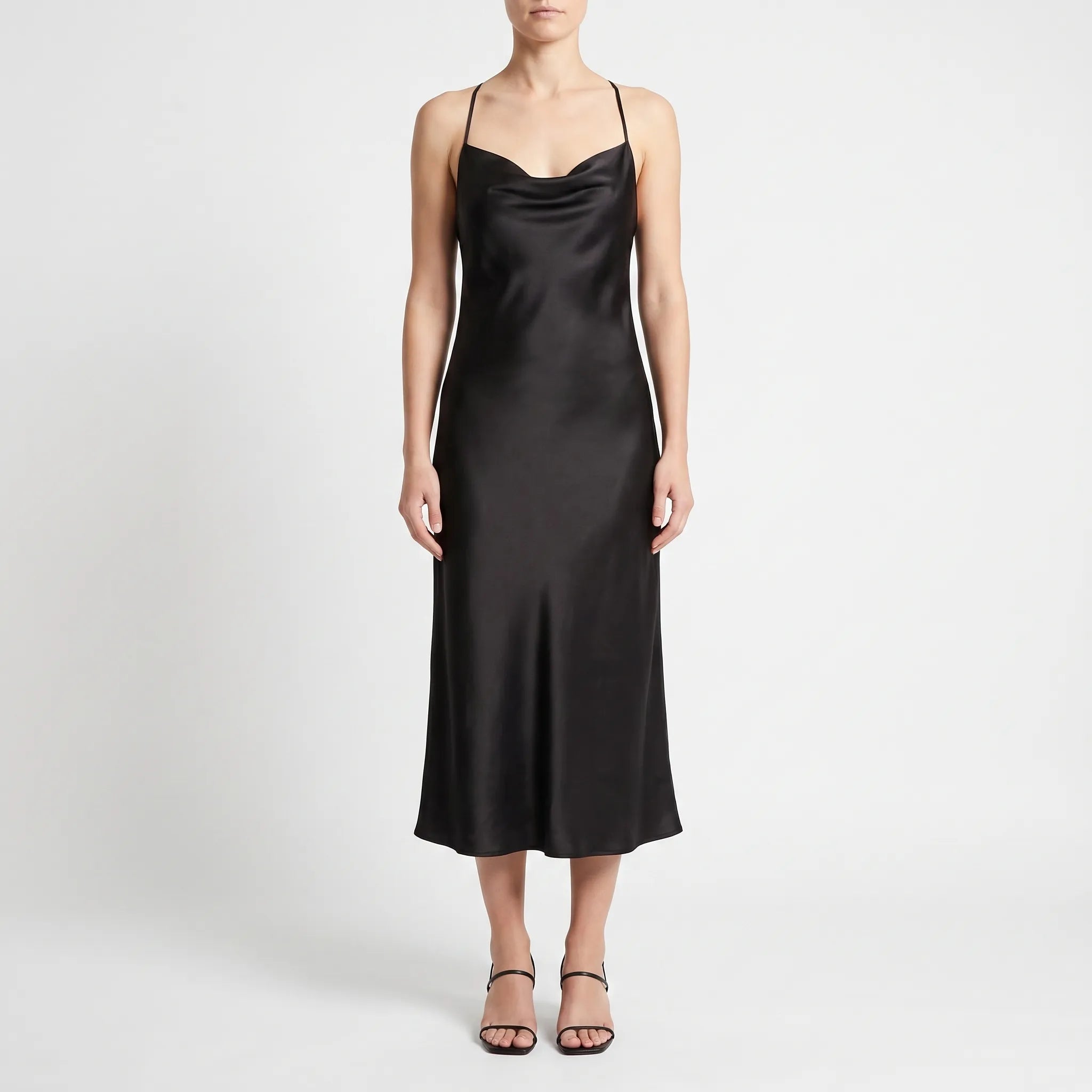 Lustrea - Cowl Neck Slip Dress