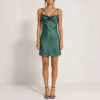Lustrea - Cowl Neck Slip Dress