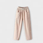 Katarina | Summer Linen Wide Leg Palazzo Beach Pants Women — Beige