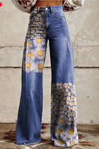 Celestine | Wide Leg Flowy Pink Linen Summer Pants