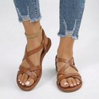 VelaSandals - Women's Cross-Strap Sandals