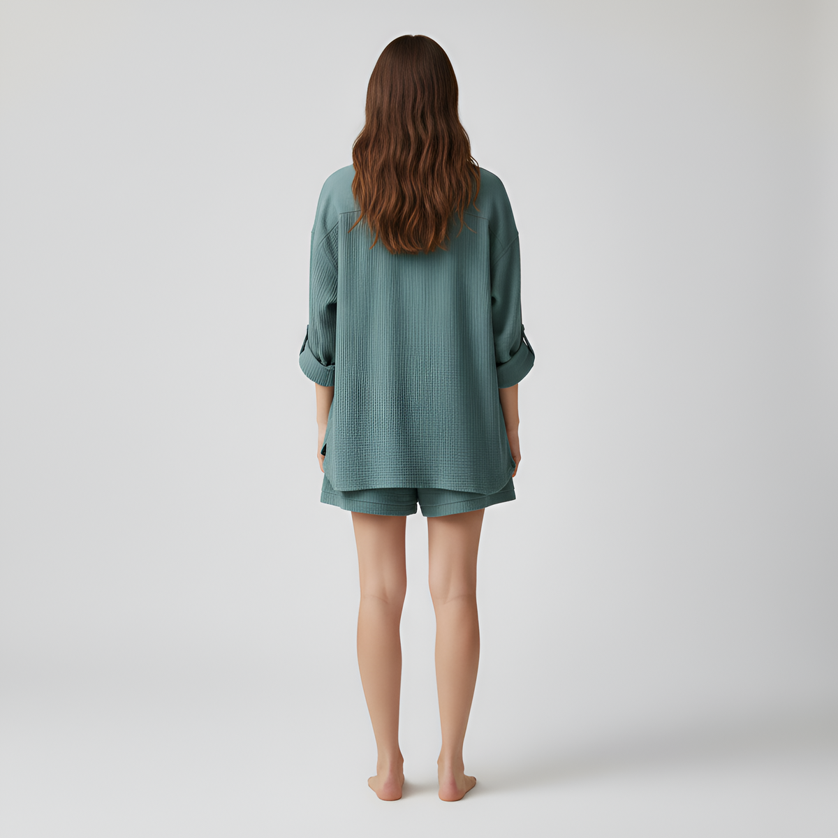 Arabella | Oversized Summer Jumpsuits Shirt & Shorts Set