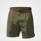 Viggo | White Linen Blend Chinos Pants Men Smart Casual Summer