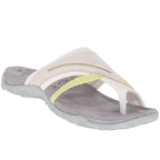 Elodie | Low Heel Silver White Summer Sandals Heels — Cream