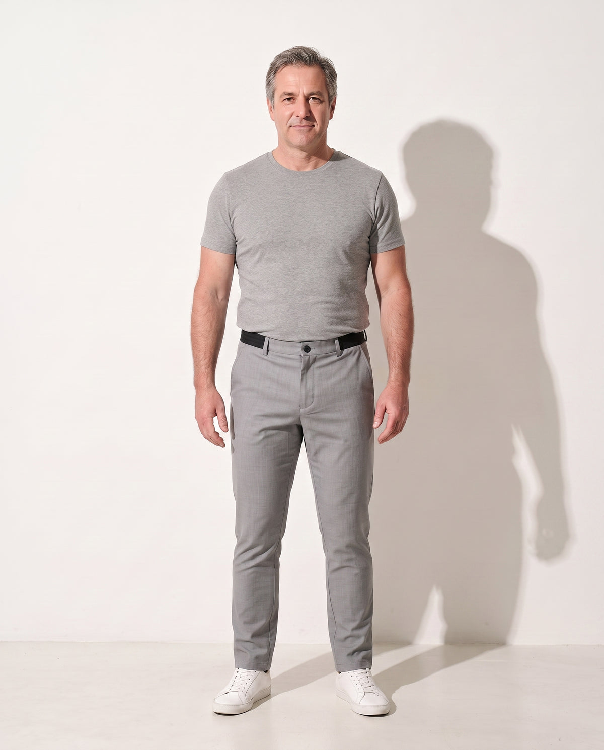 Matthias | Men Slim Stretch Chino Trousers Casual Smart Pants — voorkant