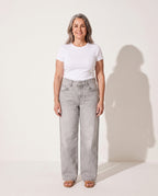 Manon | High Rise Wide Leg Linen Pants — voorkant
