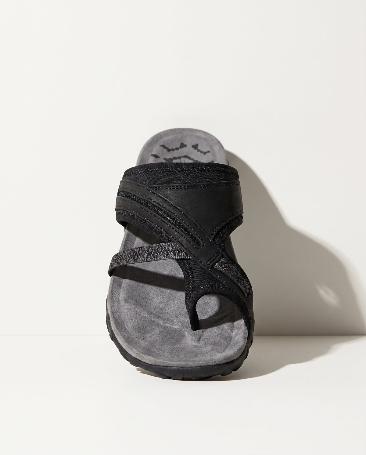 Elodie | Low Heel Silver White Summer Sandals Heels — voorkant