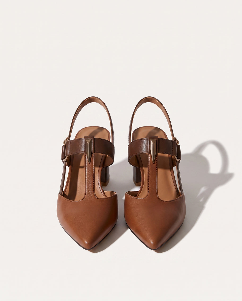 Xanthe | Strappy Block Heels Pink Black White Nude Tan — voorkant