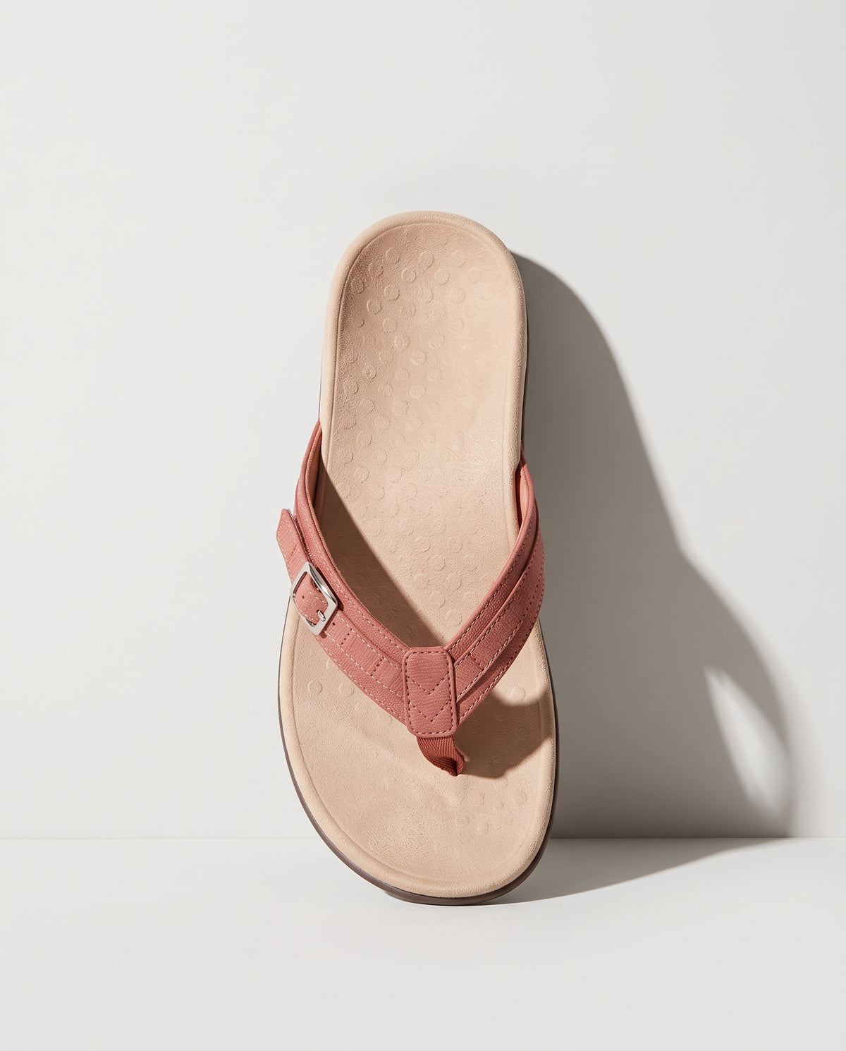 Ninon | Comfortable Low Heel Wide Fit Flat Heeled Sandals — voorkant