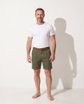 Viggo | White Linen Blend Chinos Pants Men Smart Casual Summer — voorkant
