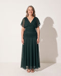 Mirabelle | Chiffon Maxi Wedding Guest Dress Summer Spring Dresses — voorkant