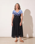 Amandine | Floral Maxi Spring Summer Wedding Guest Dress — voorkant