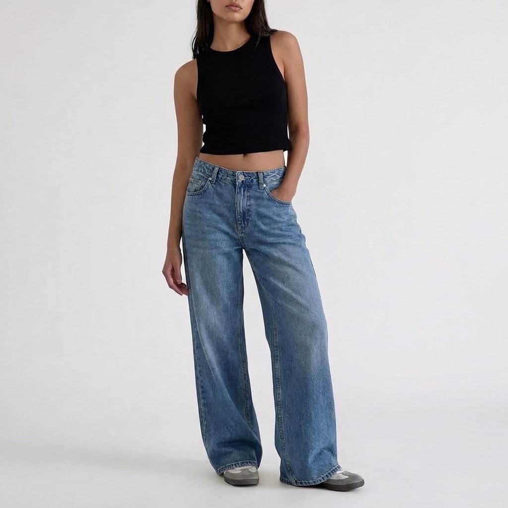 Manon | High Rise Wide Leg Linen Pants