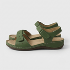Rosanna | Silver Wedge Low Heel Sandals For Summer Days